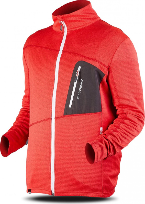 Pánská mikina TRIMM Micron red Barva: red, Velikost: XL