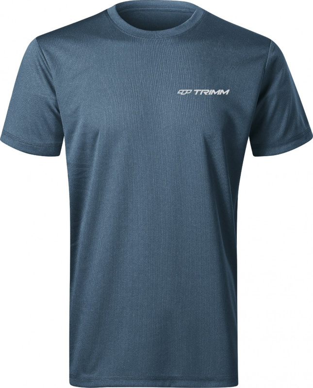 Trimm Pánské funkční tričko Change blue melange Barva: blue melange, Velikost: 3XL