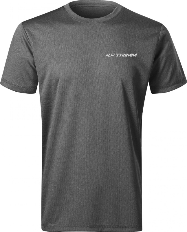 Pánské funkční tričko TRIMM Change grey melange Barva: grey melange, Velikost: M