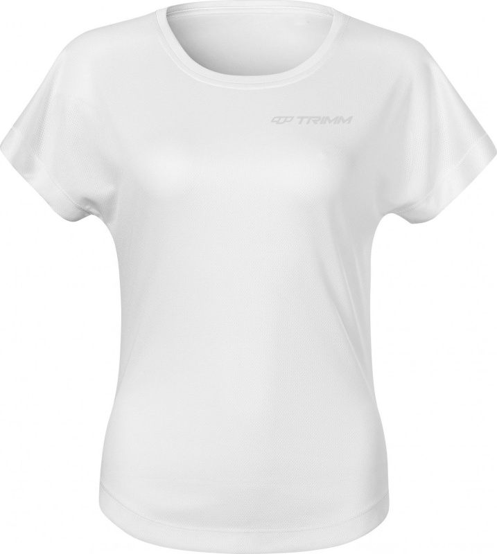Dámské funkční tričko TRIMM Change Lady white Barva: white, Velikost: XL