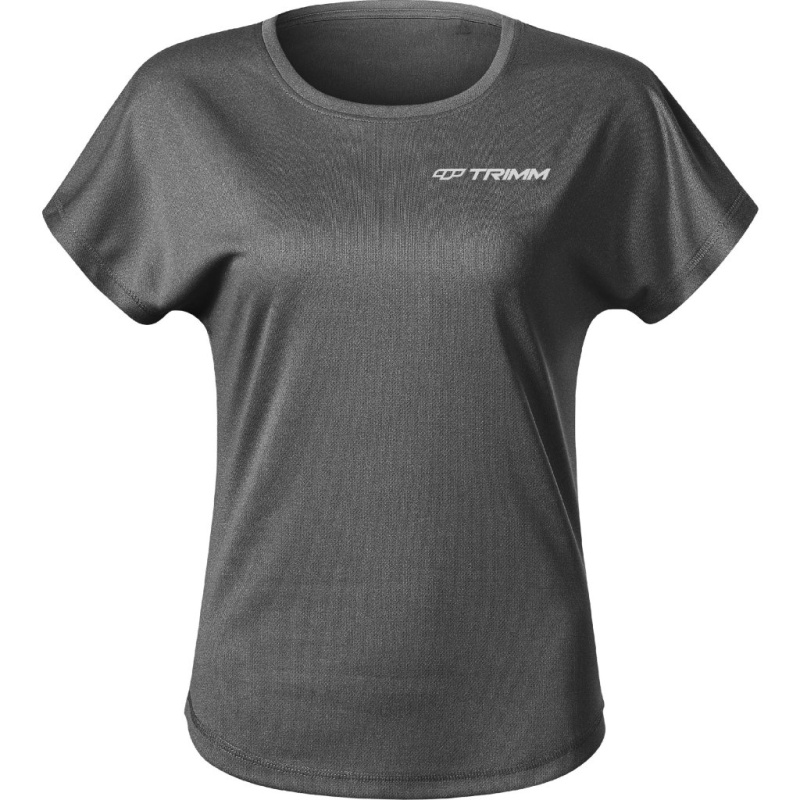 Dámské funkční tričko TRIMM Change lady grey melange Barva: grey melange, Velikost: M