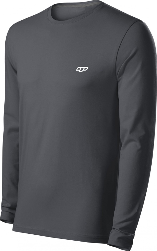 Pánské bavlněné triko TRIMM Brave šedé Barva: dark grey, Velikost: 3XL