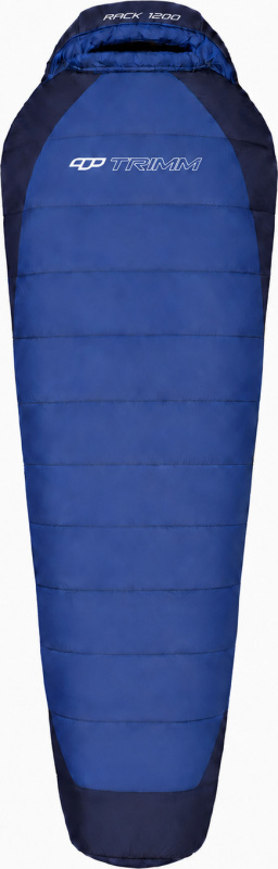Zimní spacák TRIMM Rack 1200 blue/sea blue Barva: blue/sea blue, Velikost: 185 cm, Orientace zipu: Pravý