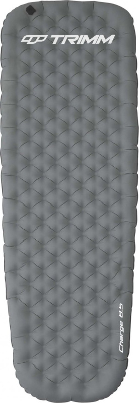Nafukovací karimatka TRIMM Charge šedá Barva: grey, Velikost: 195x63x8,5 cm