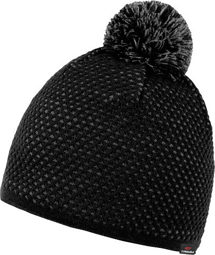Zimní pletená čepice Trimm DOTS black Barva: black, Velikost: one size
