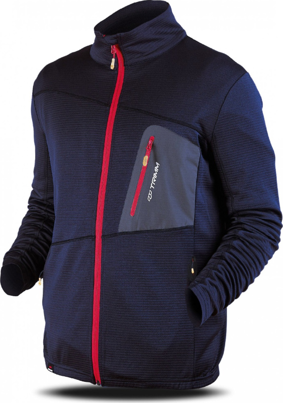 Pánská lehká mikina TRIMM Micron modrá Barva: navy, Velikost: XXL