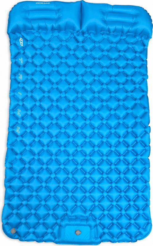 Nafukovací matrace TRIMM Stepper duo 5.5 blue Barva: blue, Velikost: 190x120x5,5 cm