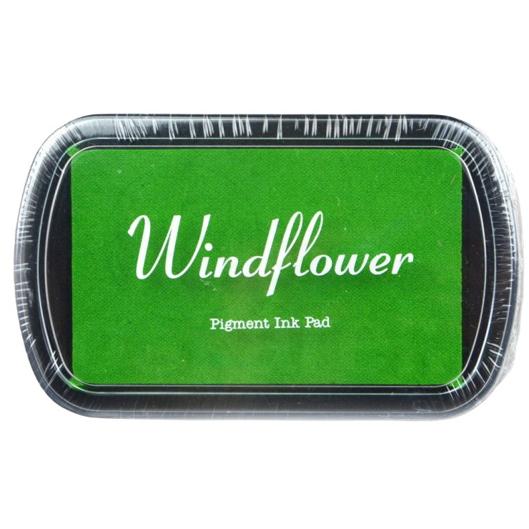 Razítkovací polštářek Windflower jarní zelená