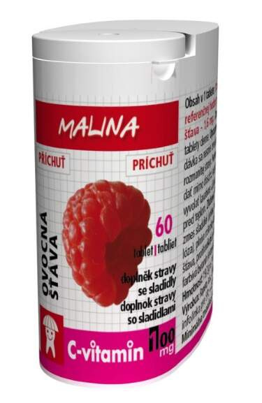 RAPETO C-vitamin 100 mg malina 60 tablet