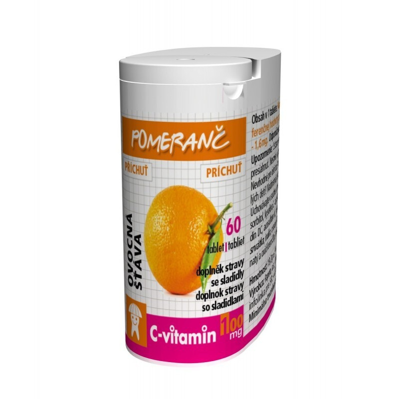 RAPETO C-vitamin 100 mg pomeranč 60 tablet