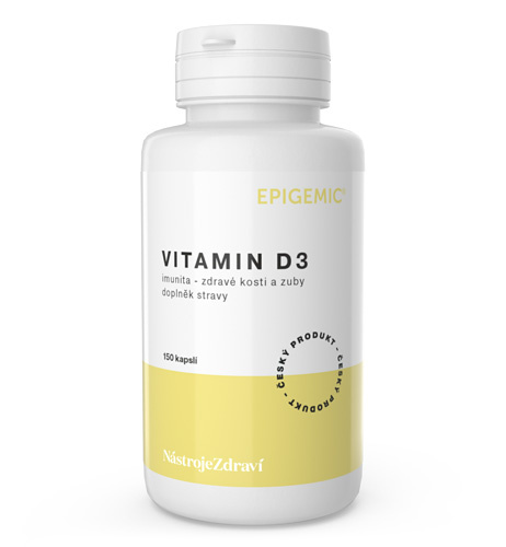 Epigemic® Epigemic Vitamin D3, 120 kapslí