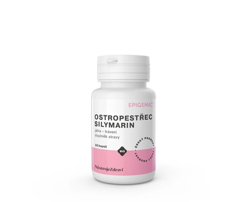 Epigemic® Epigemic Ostropestřec BIO extrakt, 60 kapslí