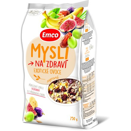 Emco Mysli sypané s ovocem 750 g