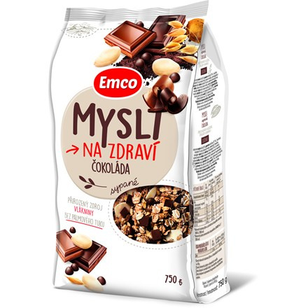 Emco Mysli sypané čokoládové 750 g