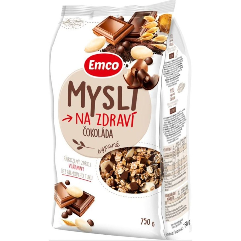 Emco Mysli na Zdraví Sypané Čokoláda