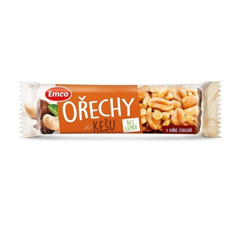 Emco Tyčinka ořechy a kešu 35 g