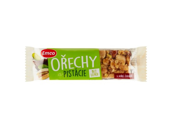 Emco Tyčinka ořechy a pistácie 35 g