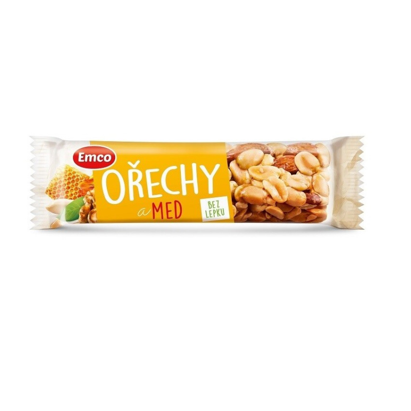 Emco Tyčinka ořechy a med 35 g