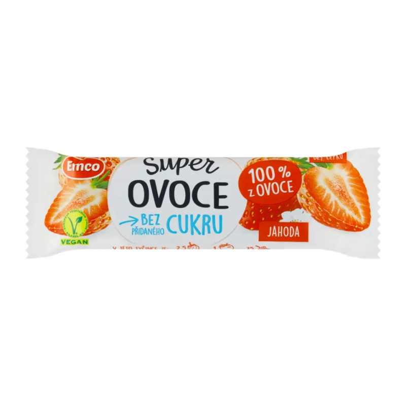 Ovocná tyčinka Emco jahoda, 30 g