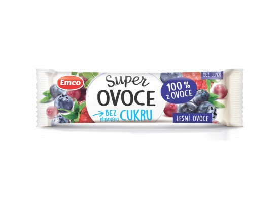 Ovocná tyčinka Emco lesní ovoce, 30 g