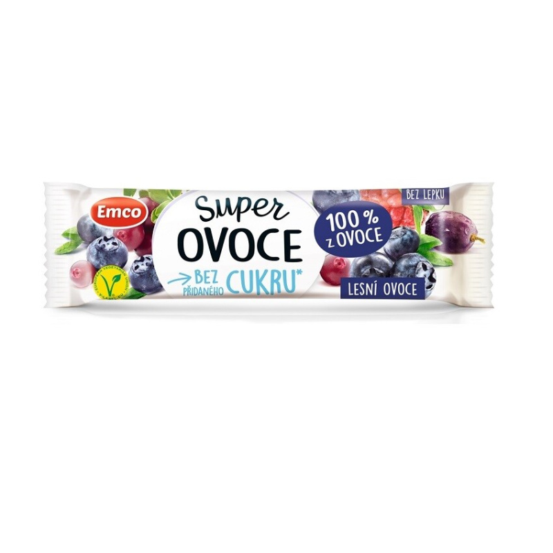 Ovocná tyčinka Emco lesní ovoce, 30 g
