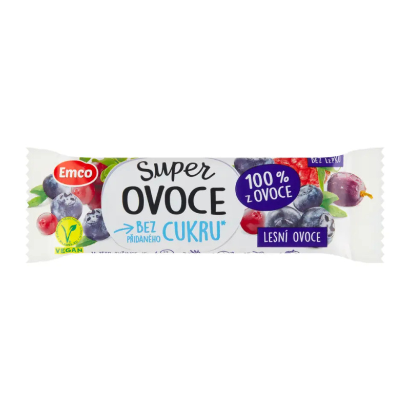 Ovocná tyčinka Emco lesní ovoce, 30 g