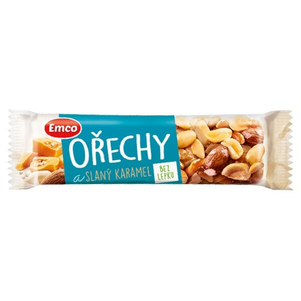 Emco Tyčinka Ořechy a slaný karamel 35 g