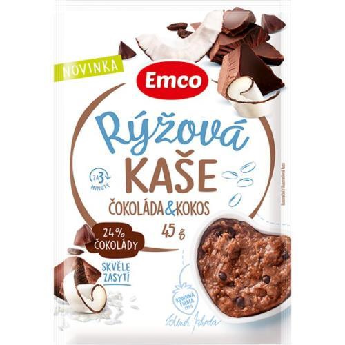 Emco rýžová kaše čoko kokos 45g