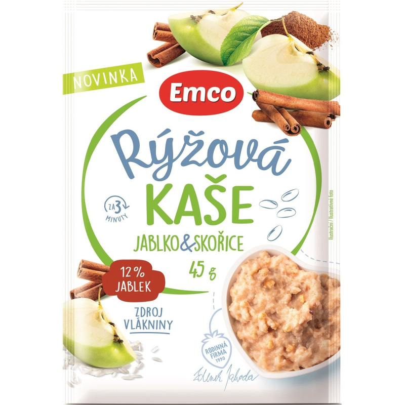 Emco Rýžová kaše jablko a skořice