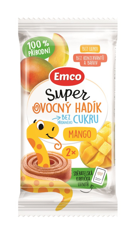 Emco Super ovocný hadík mango 20 g
