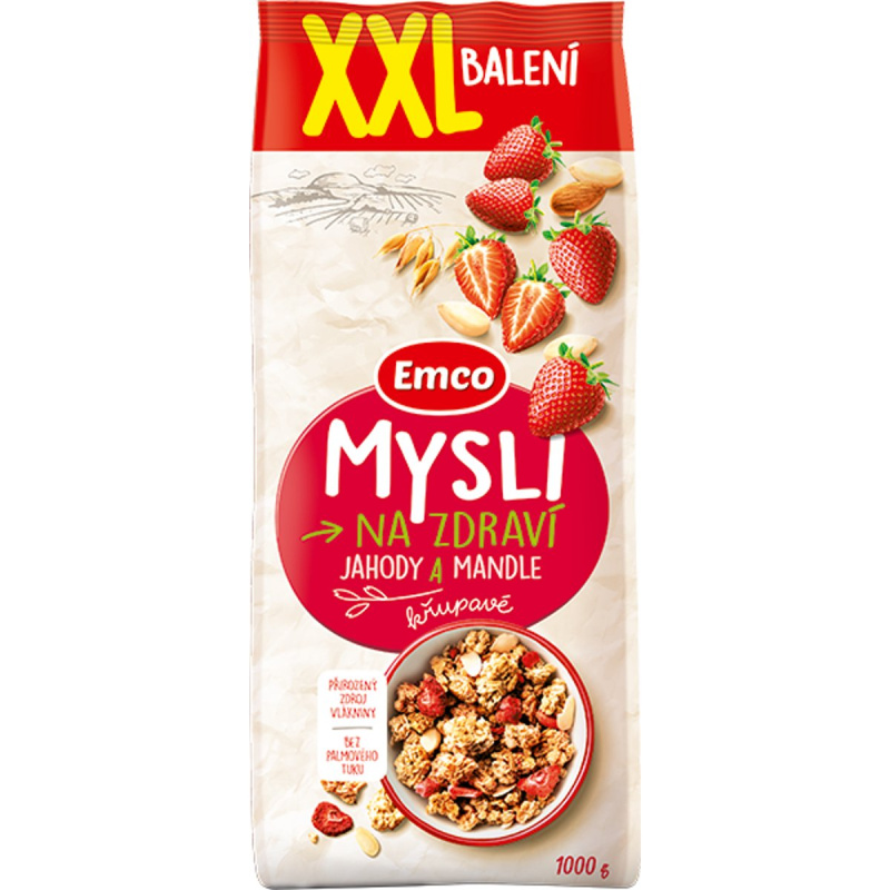 Emco Mysli XXL jahody a mandle