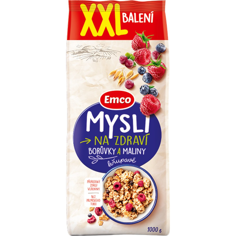 Emco Mysli XXL borůvky a maliny