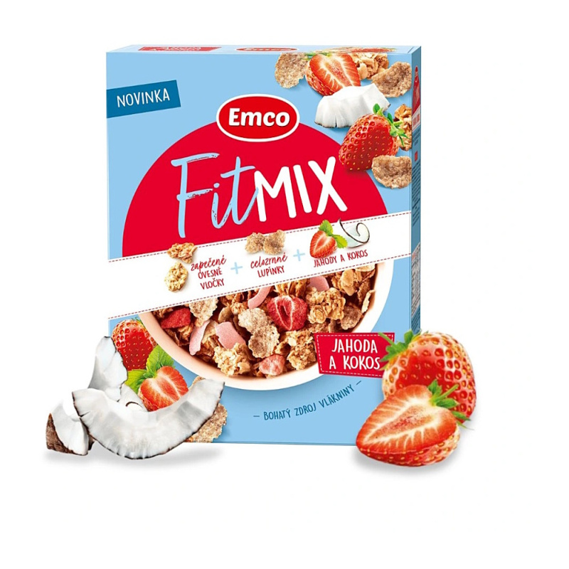 Emco Fitmix Jahoda a kokos