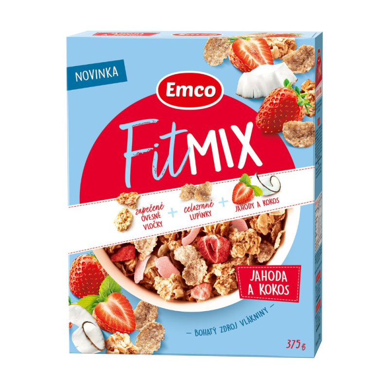 Emco Fitmix Jahoda a kokos
