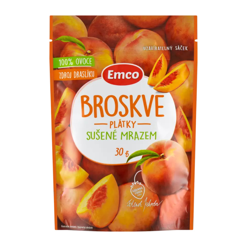 Emco Broskve sušené mrazem 30 g