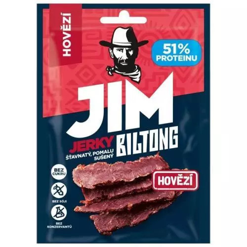 Jim Jerky biltong hovězí