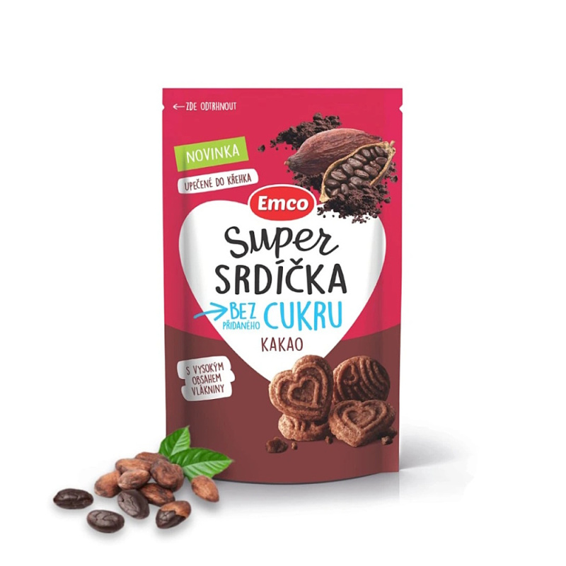 Emco Super srdíčka kakao