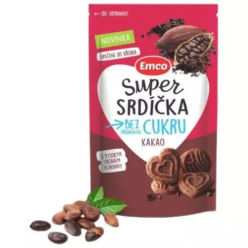 Emco Super srdíčka kakao