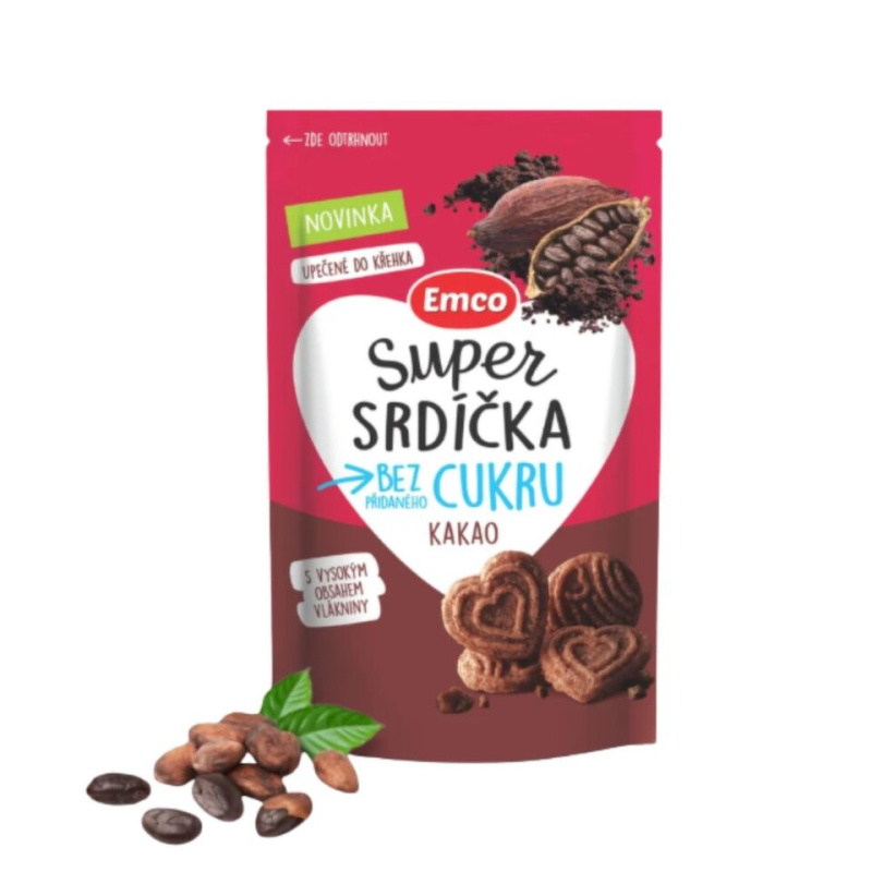 Emco Super srdíčka kakao