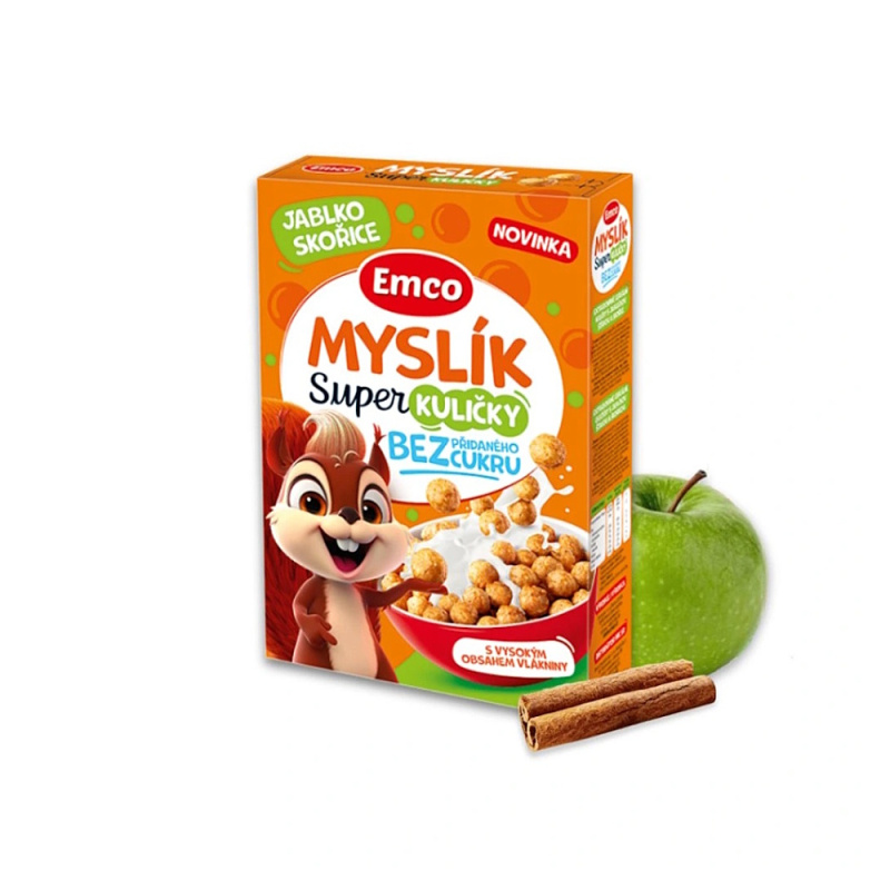 Emco Myslík Super kuličky jablko a skořice