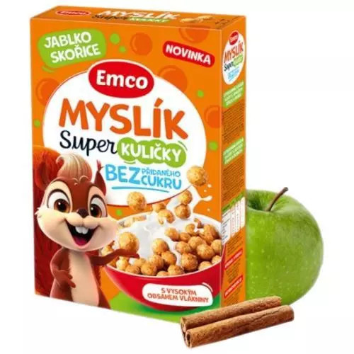 Emco Myslík Super kuličky jablko a skořice