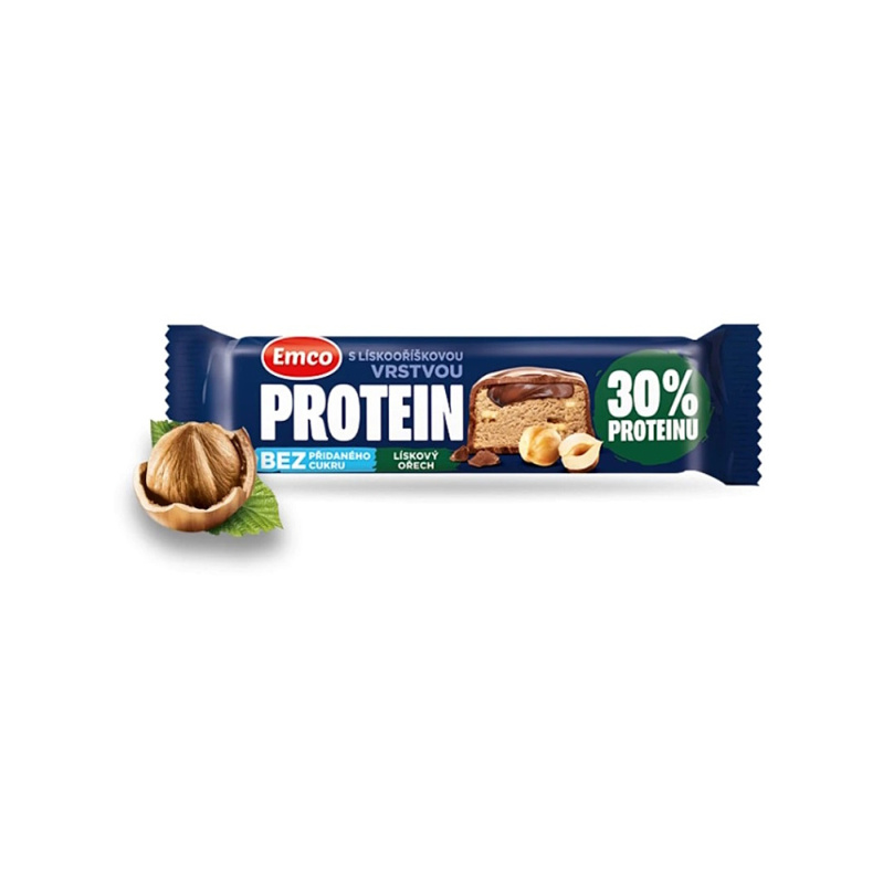 Emco Proteinová tyčinka lískový oříšek