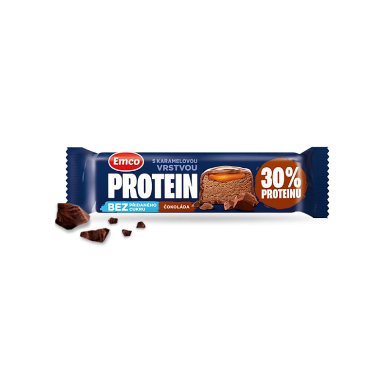 Emco Proteinová tyčinka čokoláda karamel