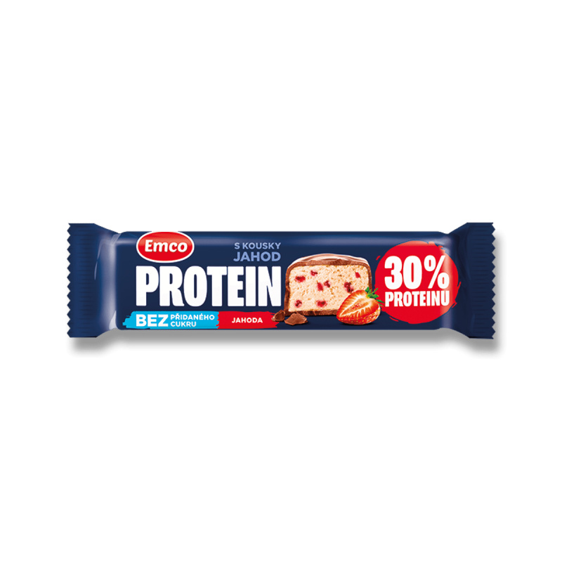 Emco Proteinová tyčinka jahodová