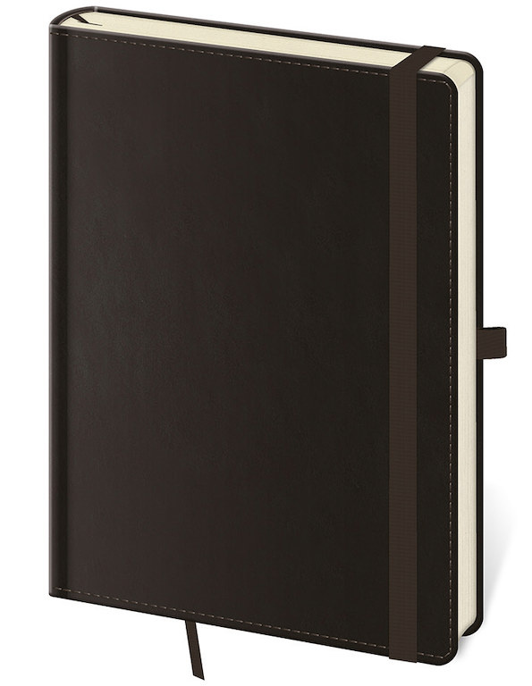 Linkovaný zápisník Double Black L