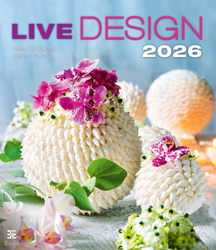 Nástěnný kalendář 2025 Live Design