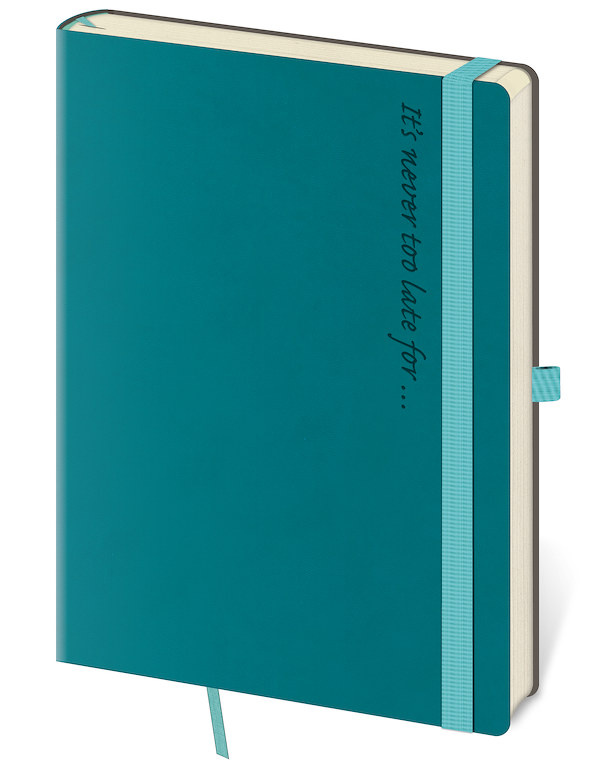 Zápisník - Flexies-Petrol Blue - linkovaný L