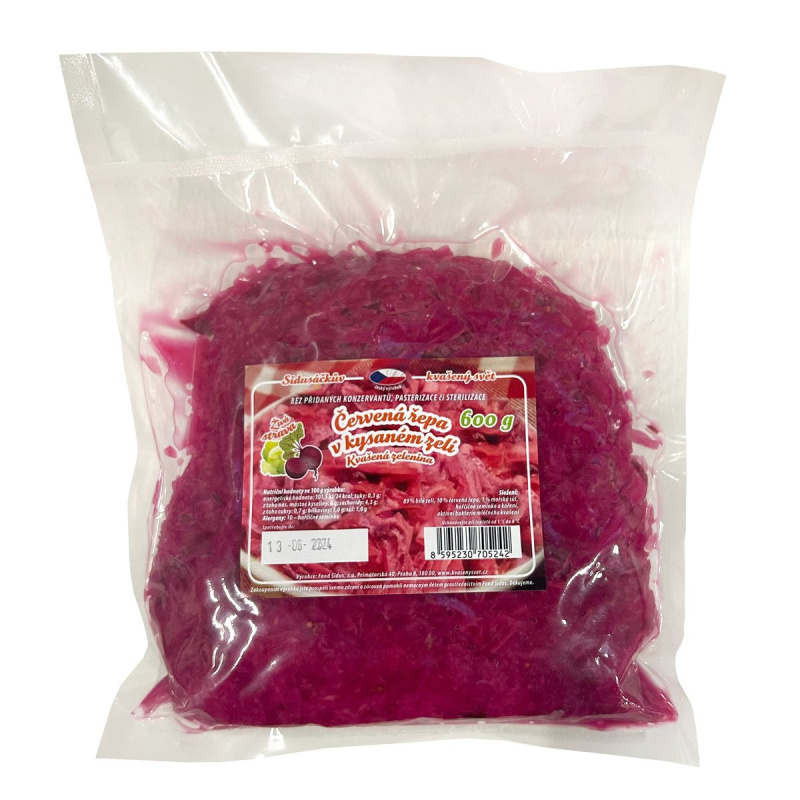 Fond Sidus Červená řepa v kysaném zelí, balení