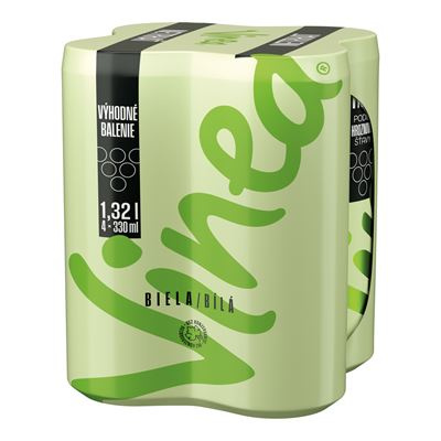 Vinea bílá 4 x 330 ml plech
