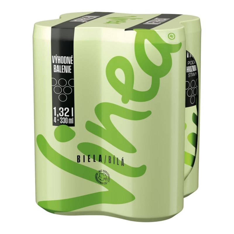 Vinea limonáda bílá 4×0,33 l plech